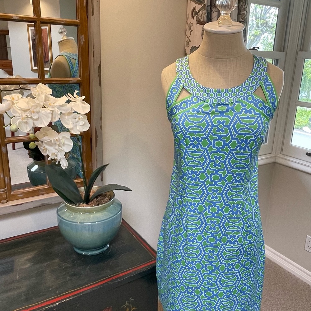 Gretchen Scott Isosceles Rio Gio Kelly/Blue Dress - Picture 5 of 11